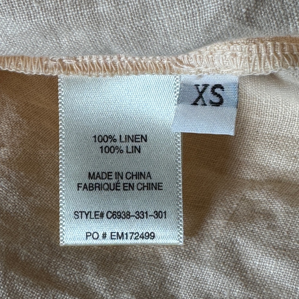 Cloth & Stone Peach Tiered Maxi Dress Size XS - Picture 8 of 8